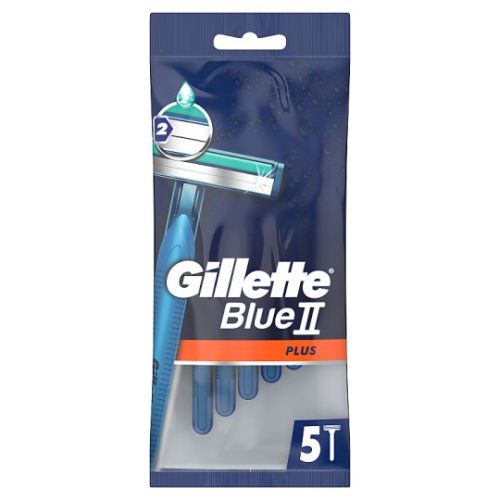 Gillette Blue II Plus jednorzov holtka 5 ks