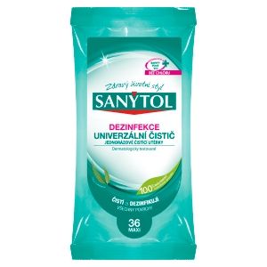 Sanytol Dezinfekn univerzln istc utrky 72ks