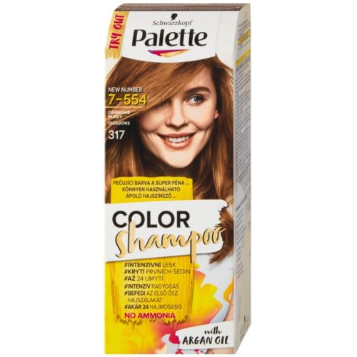 Palette Color Shampoo 317/7-554 okov plav