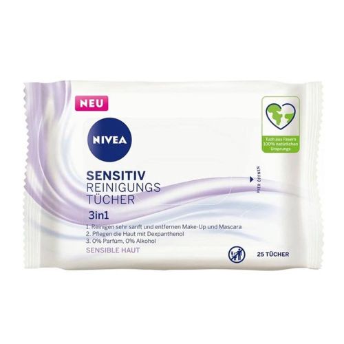 Nivea istc micelrn ubrousky 3v1 Sensitive 25 ks