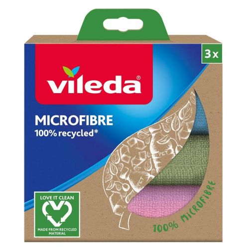 Vileda Microfibre mikrohadk z recyklovanch vlken 3 ks