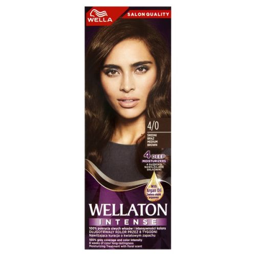 Wella Wellaton Intense barva na vlasy 4/0 Stedn hnd