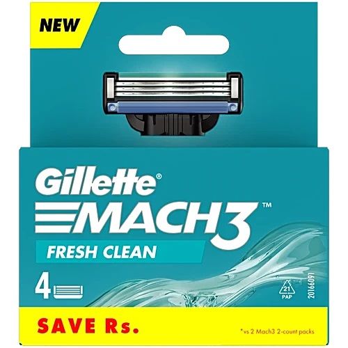 Gillette Mach3 nhradn hlavice 4 ks