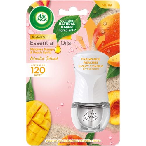 AirWick Electric Osvova vzduchu Mango a broskev z Malediv strojek a npl 19 ml