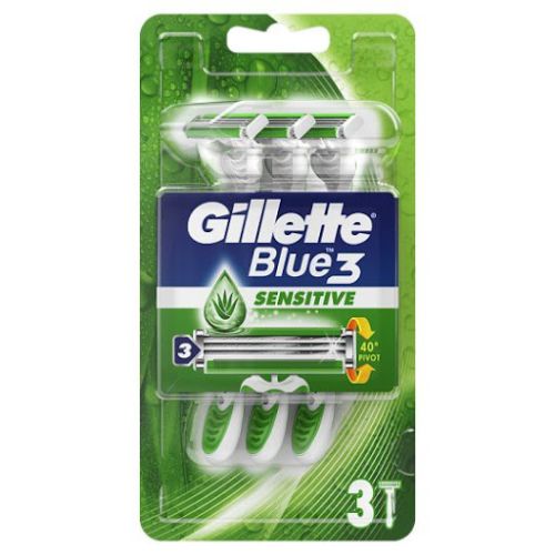 Gillette Blue3 Sensitive jednorzov holtka 3ks