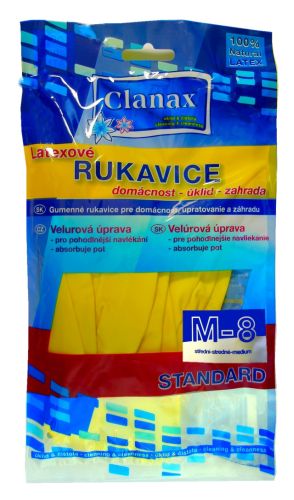 Clanax latexov rukavice Standard M-8