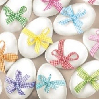 Daisy ubrousky velikonon 3vrstv 33 x 33 cm 20 ks - Daisy Ribbon Eggs