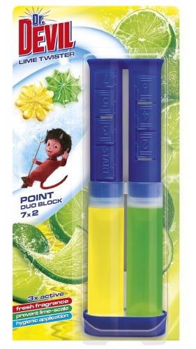 Dr. Devil WC Point duo blok Lime 65 ml