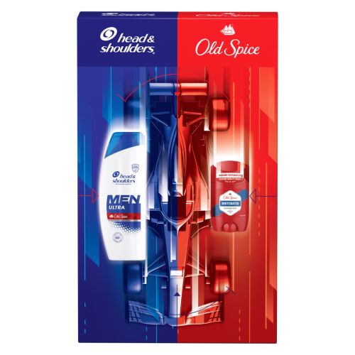 Drkov kazeta H&amp;S + Old Spice WhiteWater (ampon 330 ml + stick 50 ml)