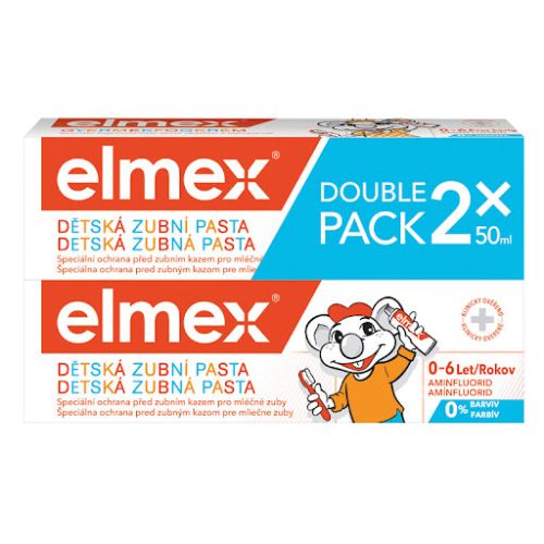 Elmex dtsk zubn pasta 0-6 let 2x50 ml