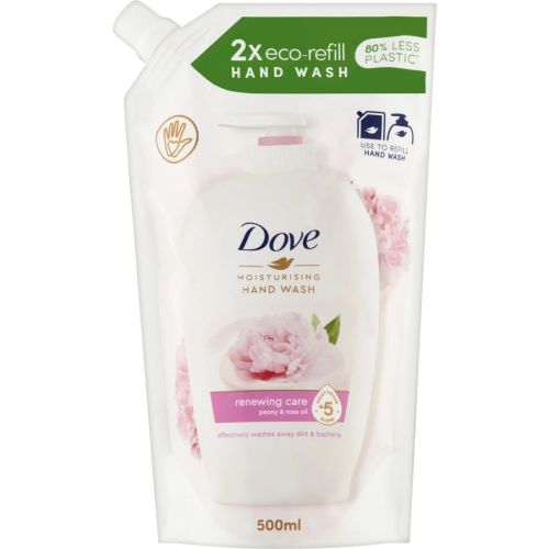 Dove peujc tekut mdlo Peony &amp; Rose Oil nhradn npl 500 ml