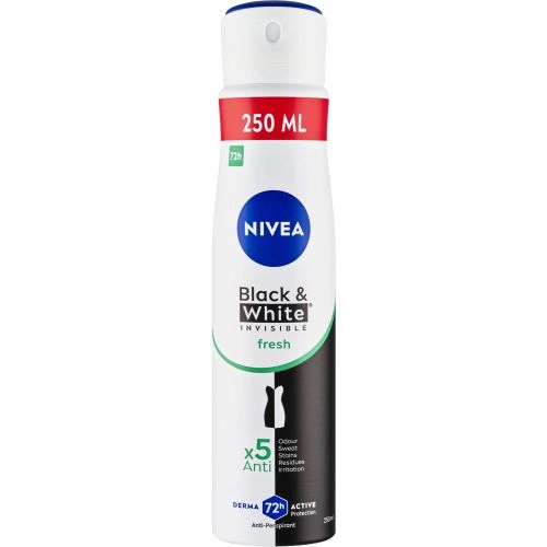 Nivea antiperspirant Black &amp; White Invisible Fresh 250 ml